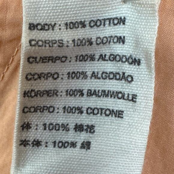 Free People Bubble Sleeve Mini Dress Creamsicle Size L Boho Coastal Versatile - Picture 9 of 9